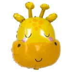 Yellow/Gold New Medium Giraffe Head Foil Balloon 50*71cm (Unpacked)