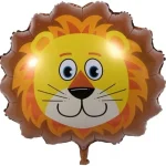 Medium Lion Head Foil Balloon 55*55cm (Unpacked)