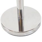 Stainless Steel Queue Barrier Post with Black Belt 2m - Image 4