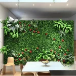 HUATIAN 120*40CM Artificial Lawn Plant Wall Christmas Wedding Decoration Plant Wall Landscape Wall Home Decoration Grass Panel 1