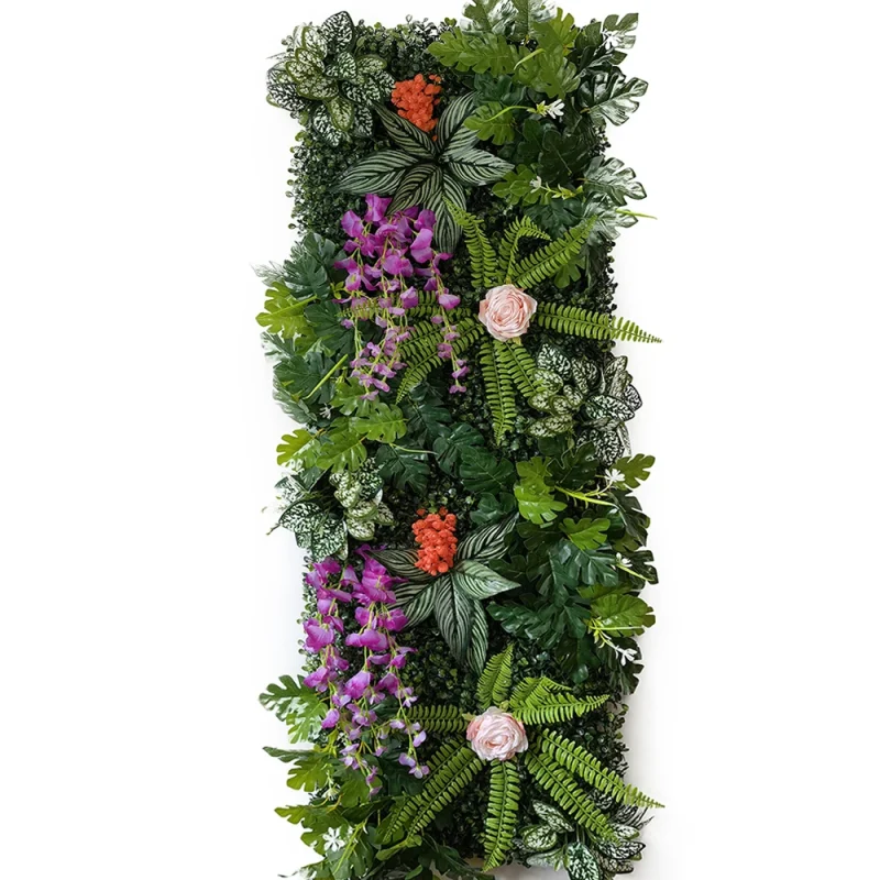 HUATIAN 120*40CM Artificial Lawn Plant Wall Christmas Wedding Decoration Plant Wall Landscape Wall Home Decoration Grass Panel 2