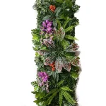 HUATIAN 120*40CM Artificial Lawn Plant Wall Christmas Wedding Decoration Plant Wall Landscape Wall Home Decoration Grass Panel 5