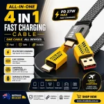 4 in 1 Charging & Data Cable xtradeals