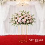 Wedding Artificial Rose Bouquet pink