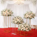 Wedding Artificial Rose Bouquet yellow