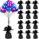 6-60x Balloon Weight Holder Metallic Foil for Party Decoration Table Centerpiece - Image 2