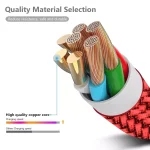 Braided Fast Charging USB-A to USB-C Cable Data Cord for Android Phones quality material