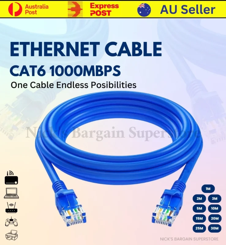 High Quality Ethernet Network Lan Cable CAT6 1000Mbps