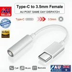 USB Type C to 3.5mm Female Headphone Jack Adapter AUX Audio Cable