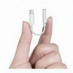 Compact USB Type C to 3.5mm headphone adapter