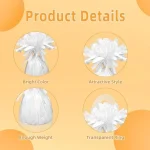 6-60x Balloon Weight Holder Metallic Foil for Party Decoration Table Centerpiece - Image 5